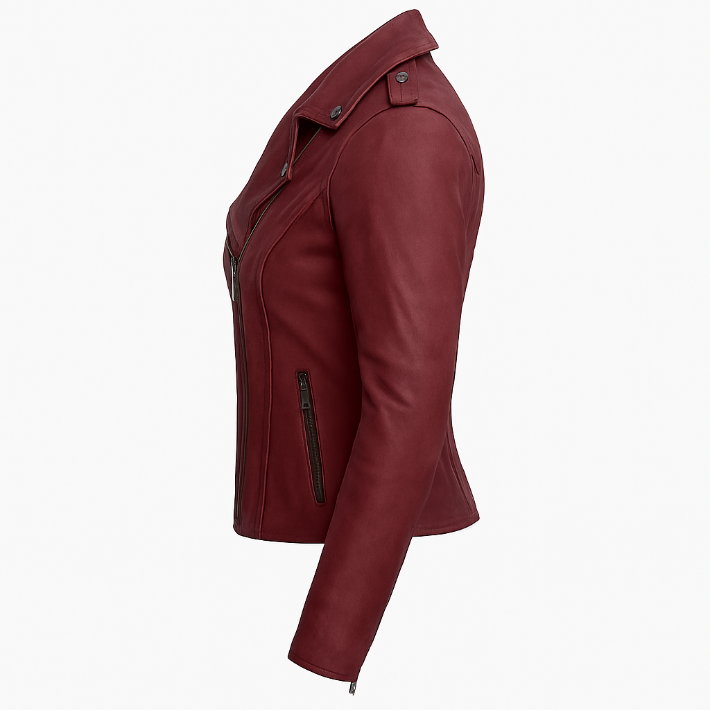 Sloane Steel Leather Jacket