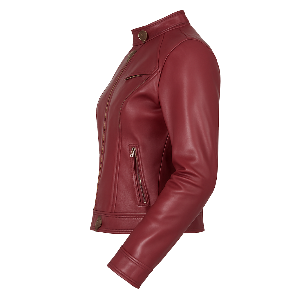 Carmine Vale Women's Fashion Leather Jacket