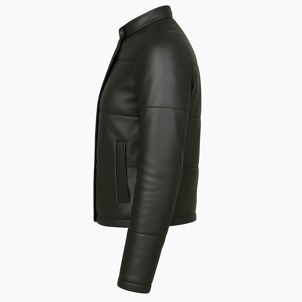 Olenna Pale Leather Jacket