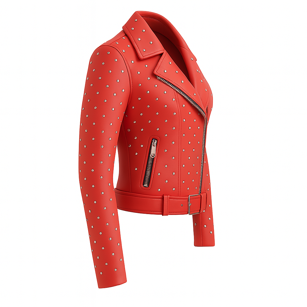 Claudia Women's Fashion Leather Jacket