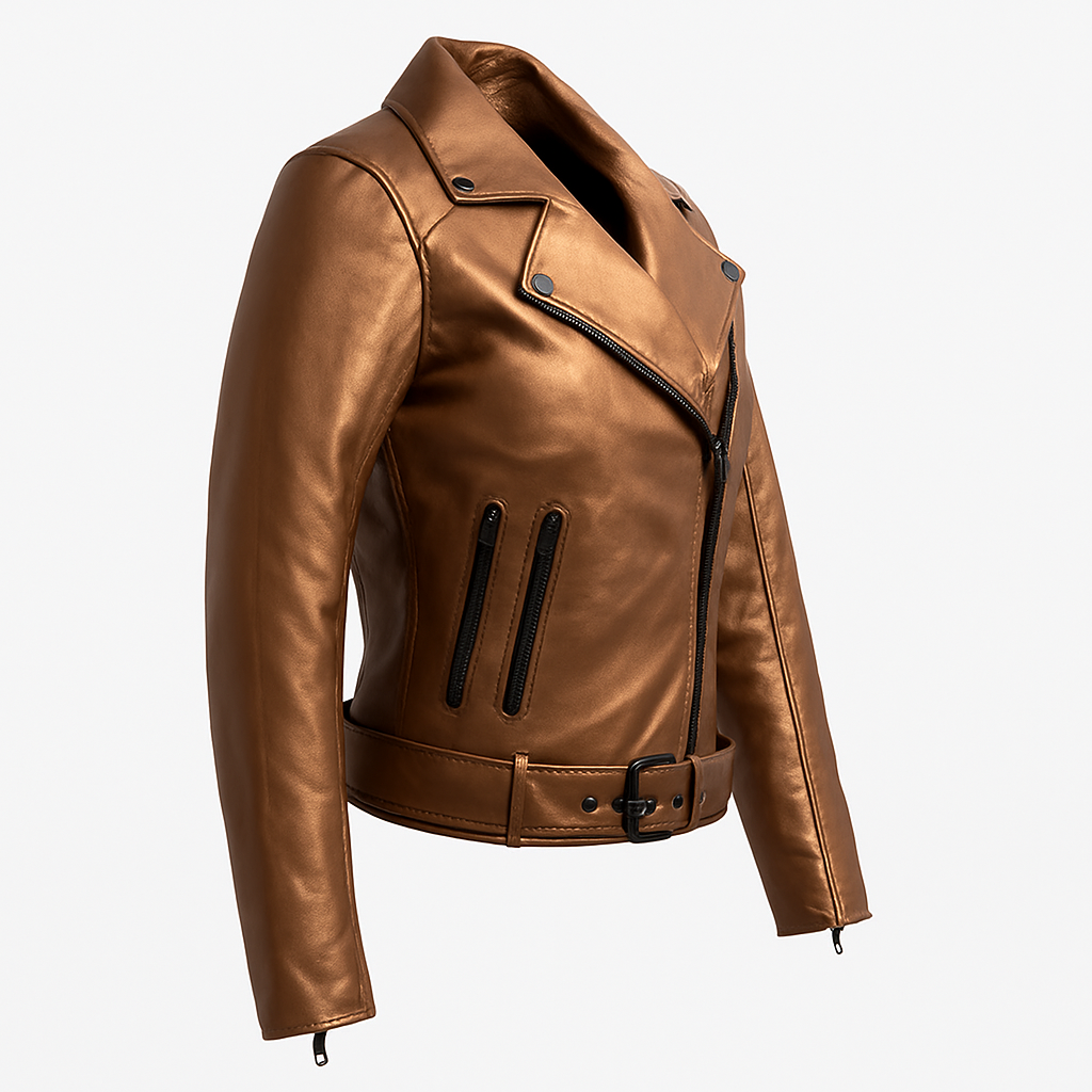 Hazelwyn Luxe Women's Lambskin Leather Jacket