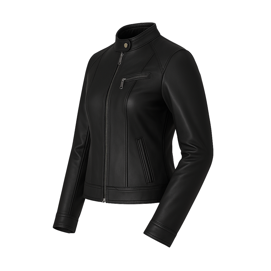 Carmine Vale Women's Fashion Leather Jacket
