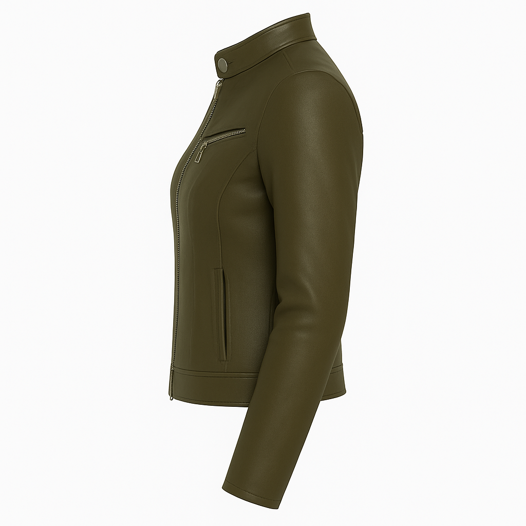 Carmine Vale Women's Fashion Leather Jacket