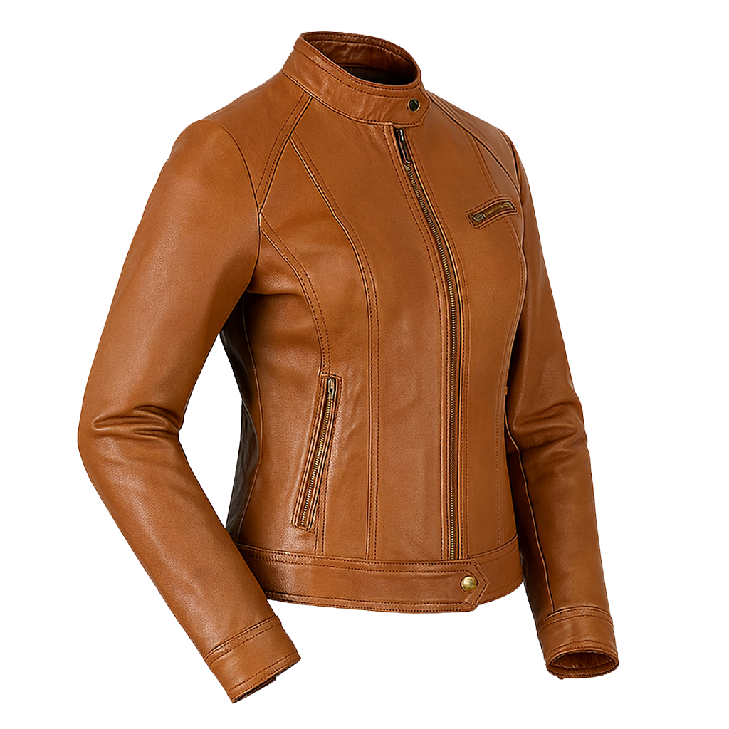 Carmine Vale Women's Fashion Leather Jacket