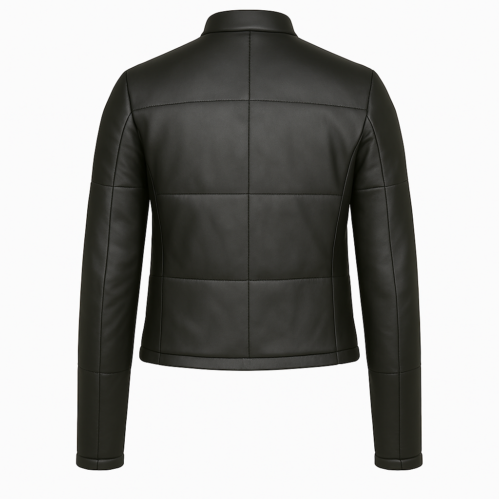 Olenna Pale Leather Jacket