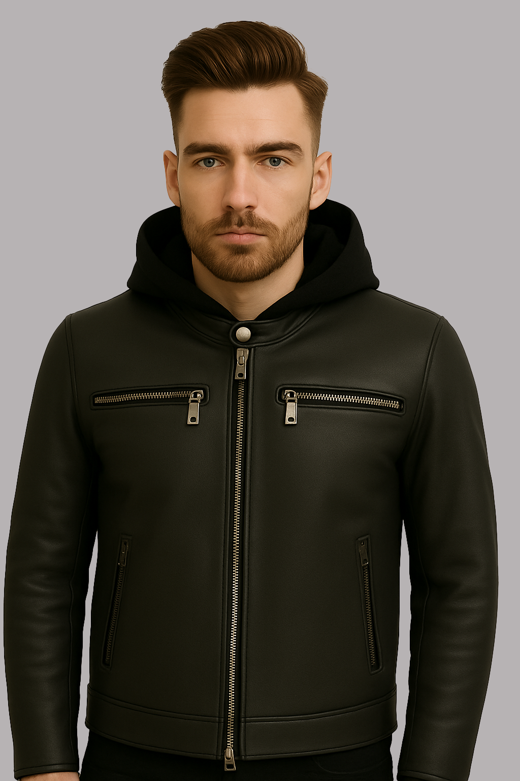 PR-230 Night Vortex Man's Motorcycle leather jacket