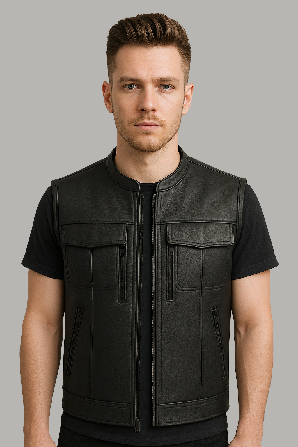 Warpath – Men's Motorcycle Leather Vest