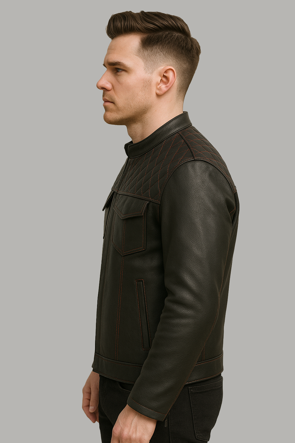 PR-206 Ember Guard Men's Motorcycle leather jacket