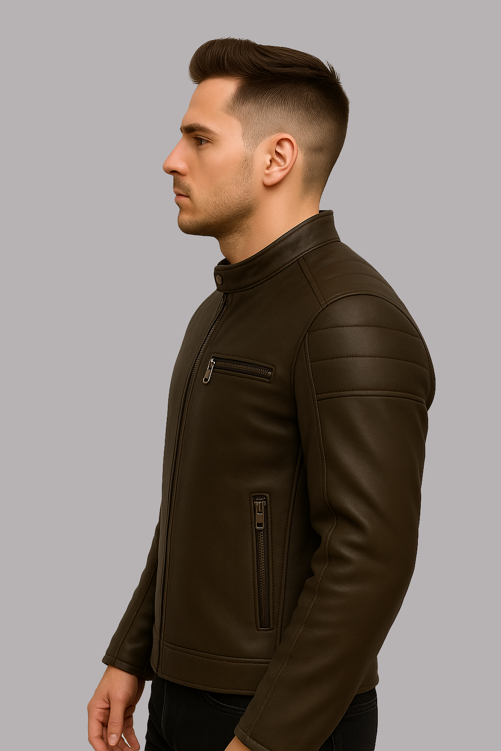 PR-207 Dustborn Man's Motorcycle Leather jaclet