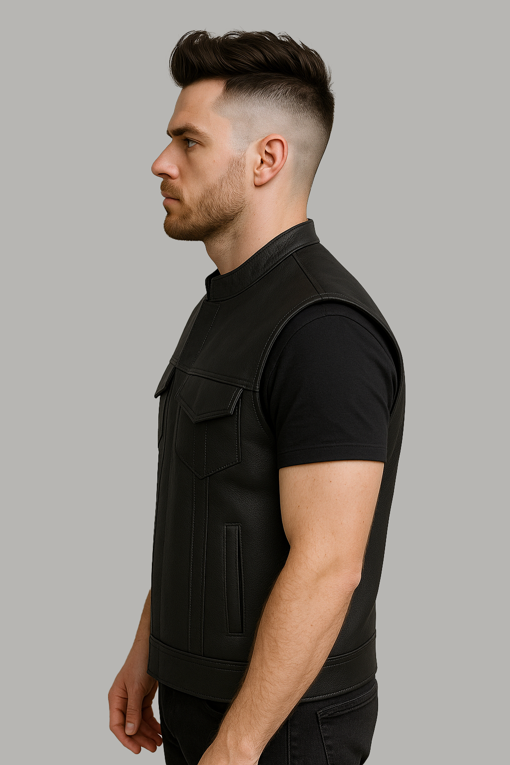 Shadow Viper - Men's Motorcycle Leather Vest