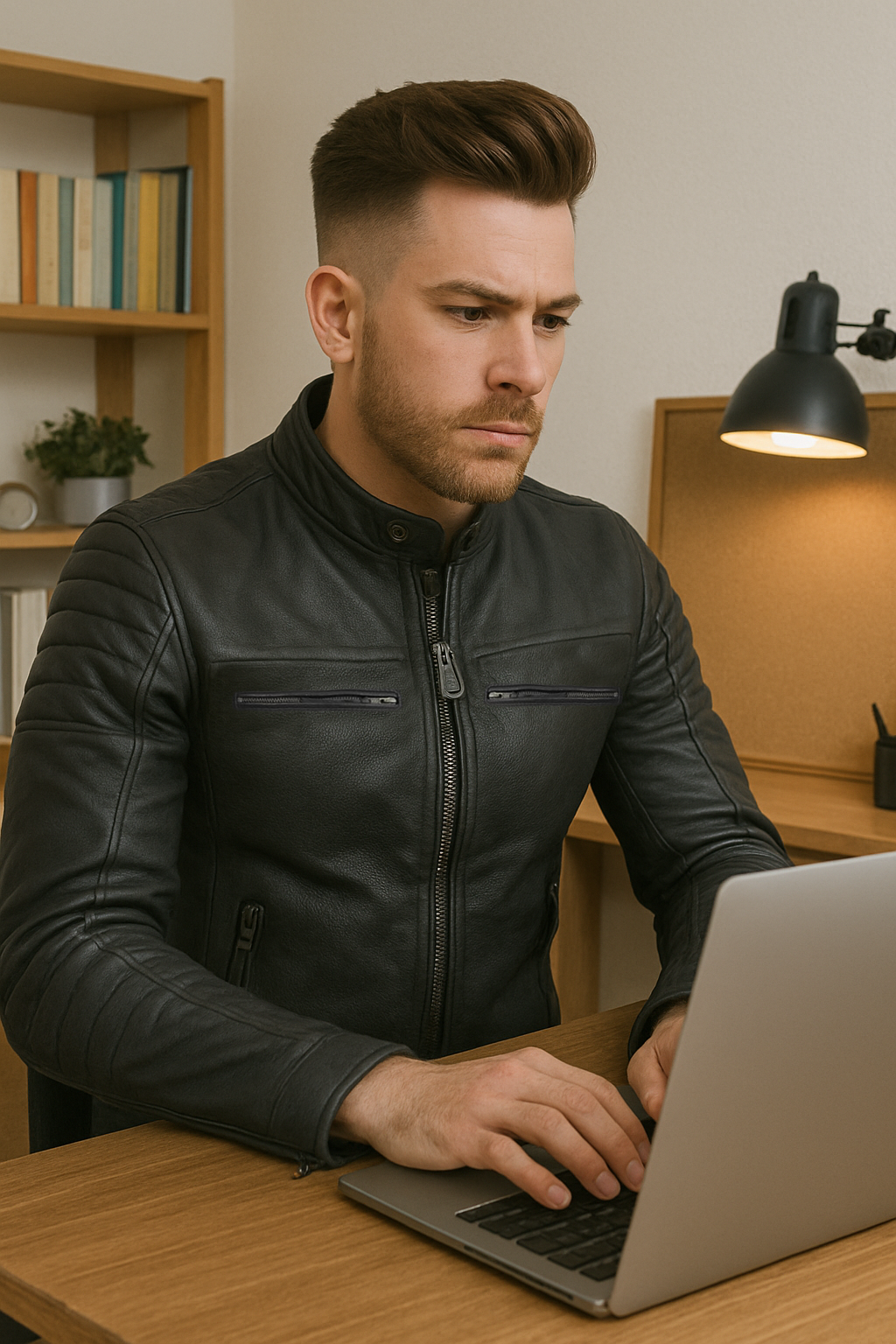 PR-213 Steelcore Man's Motorcycle leather jacket