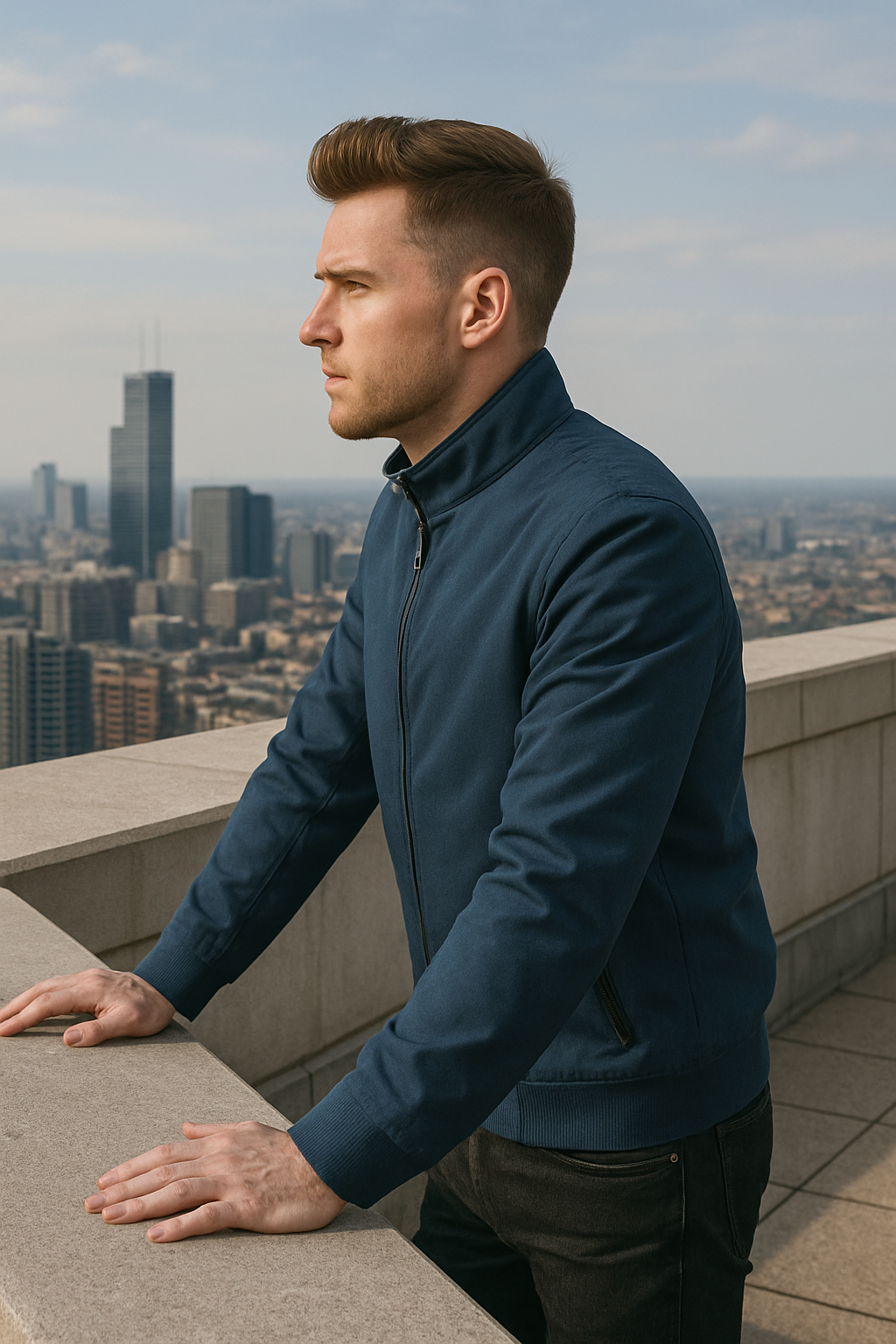 PR-202 ShadowTrack Men's Textile Jacket