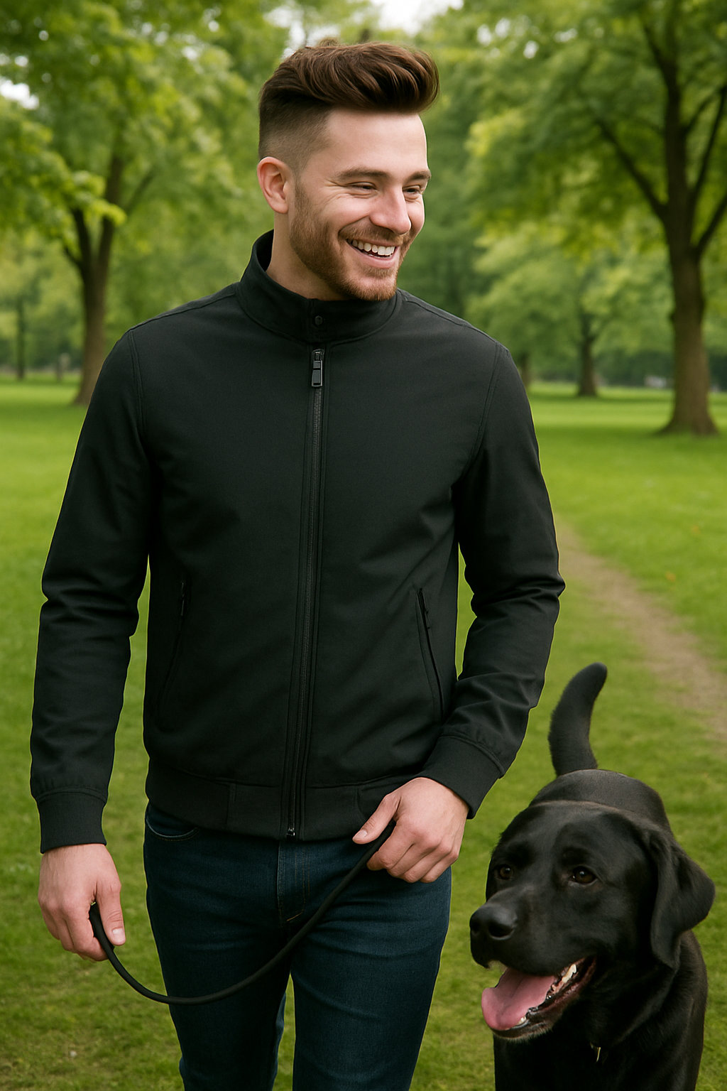 PR-202 ShadowTrack Men's Textile Jacket