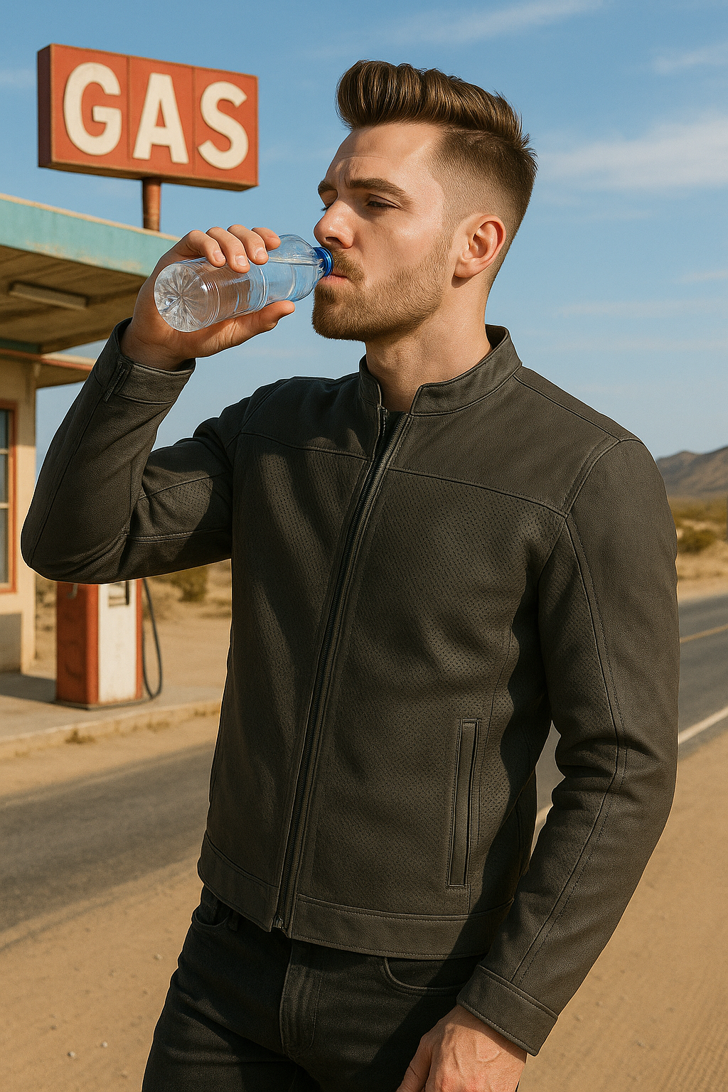 PR-233 Crosswind Man's Moto Textile Jacket