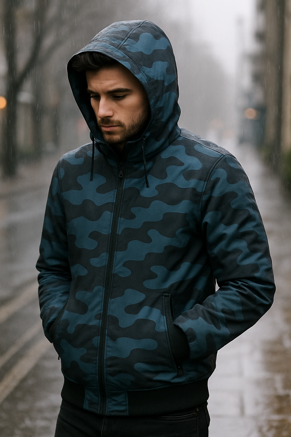 PR-223 RainRider Man's Motorcycle Rain Coat
