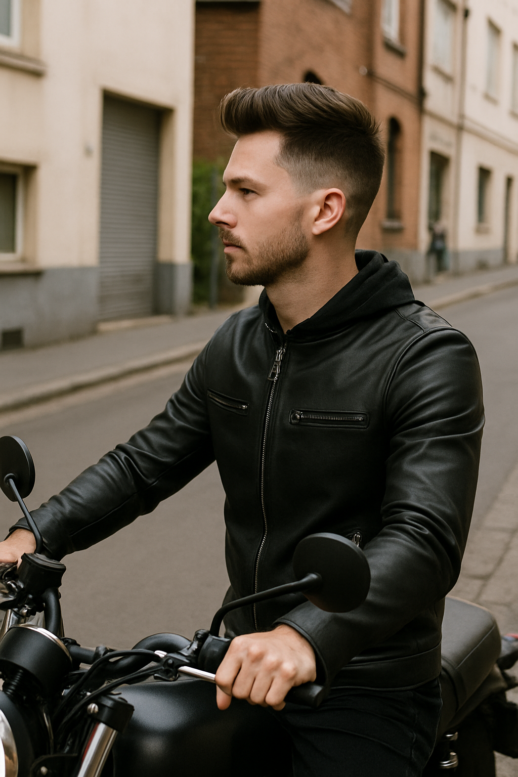 PR-231 Cruze-X Man's Moto Leather Jacket