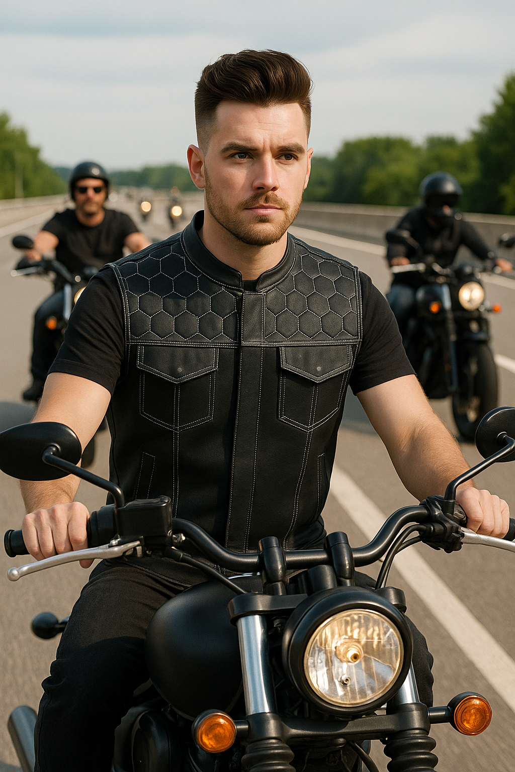 Viper - Men's Club Style Leather Vest