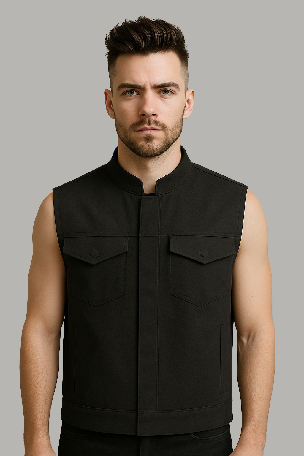 PR-305 Raven Guard – Men's Motorcycle Twill Vest