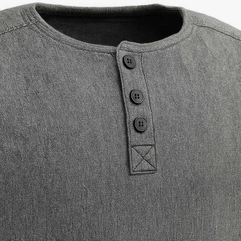PR-329 Slate Henley Men's Shirt