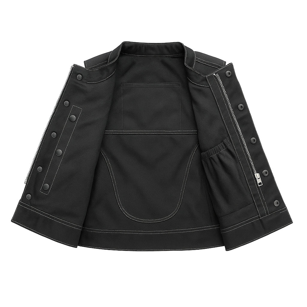 Trace Moto Mesh Women's Club Style Motorcycle Vest