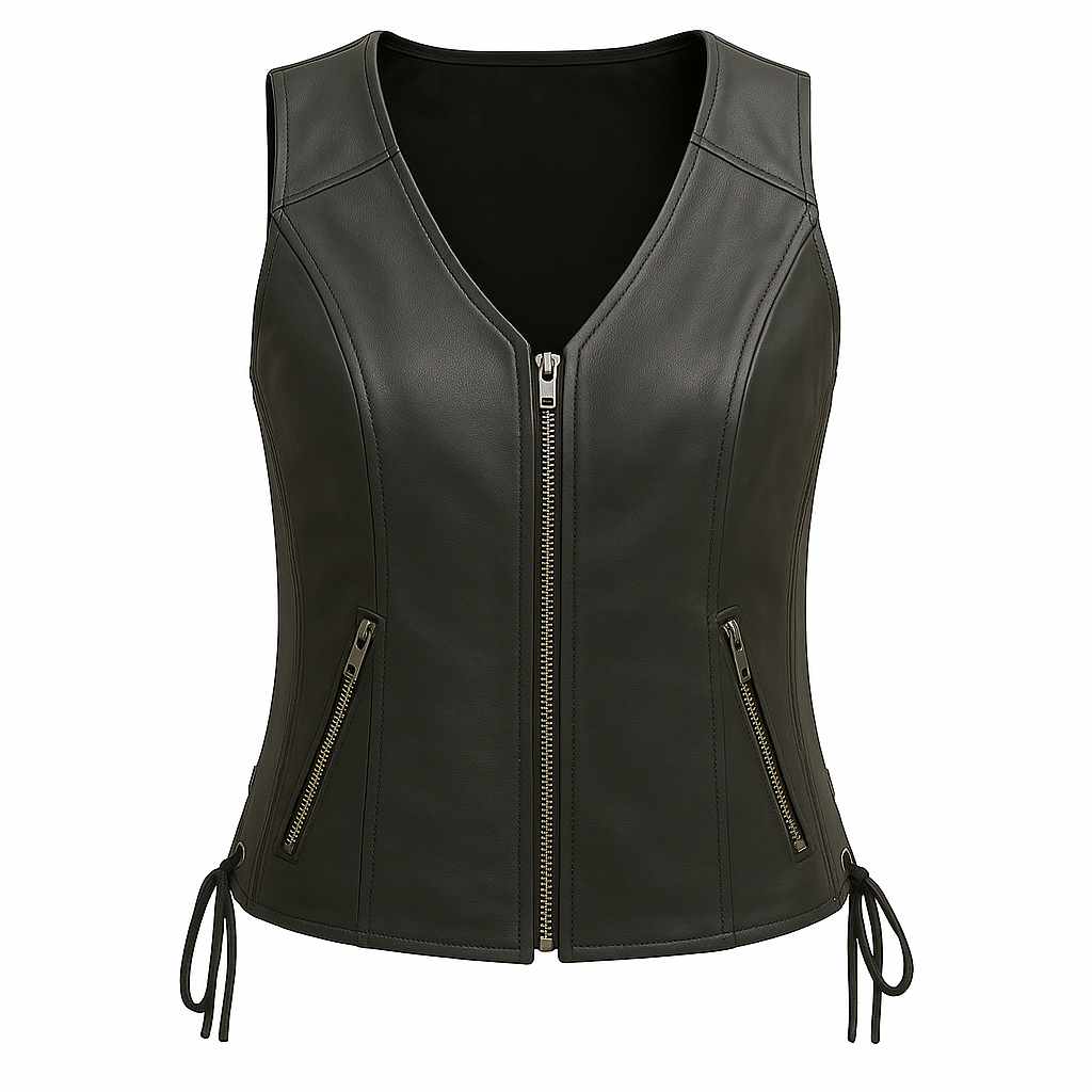 Luna Vortex – Women's Motorcycle Leather Vest