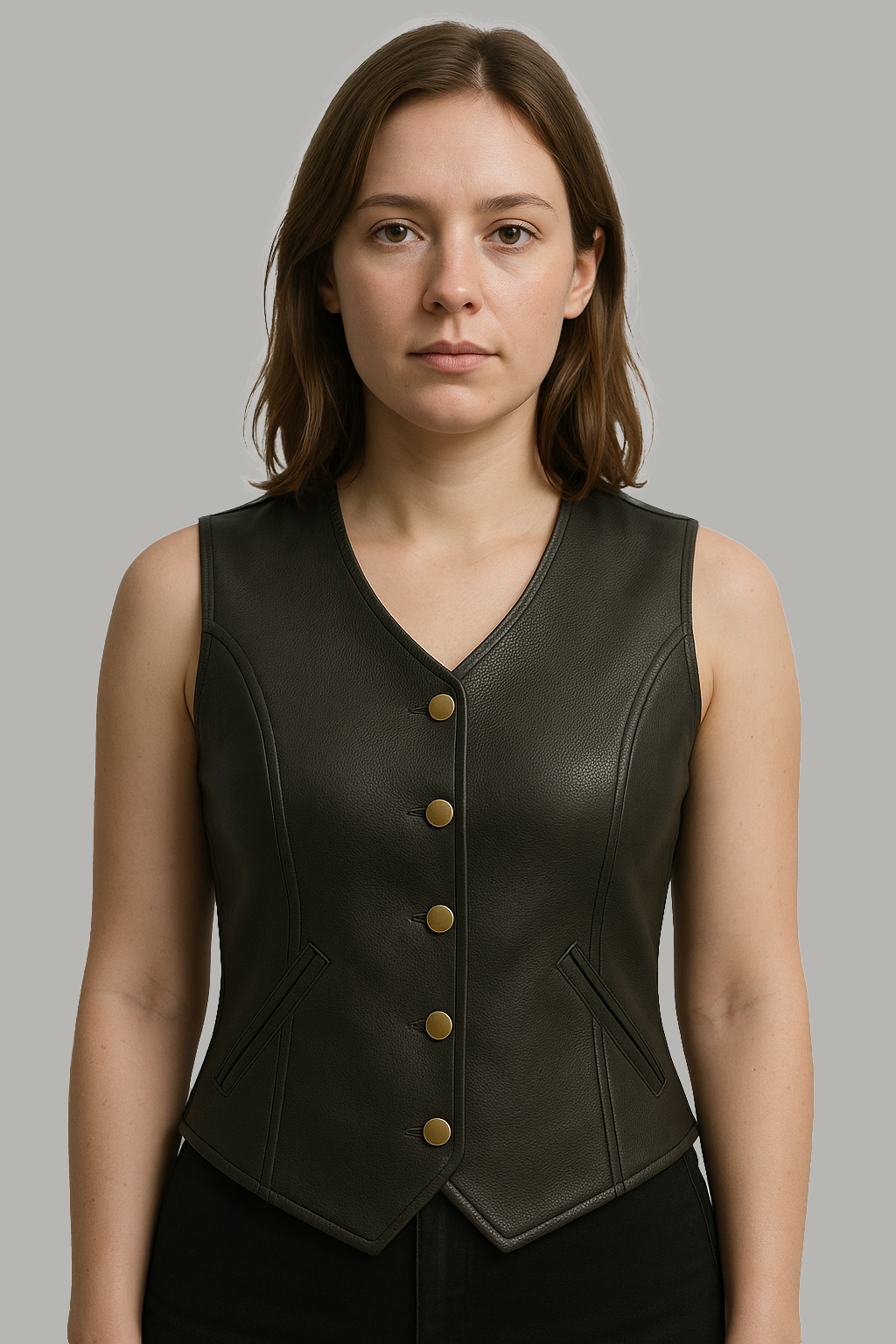 Warden – Women's Motorcycle Leather Vest