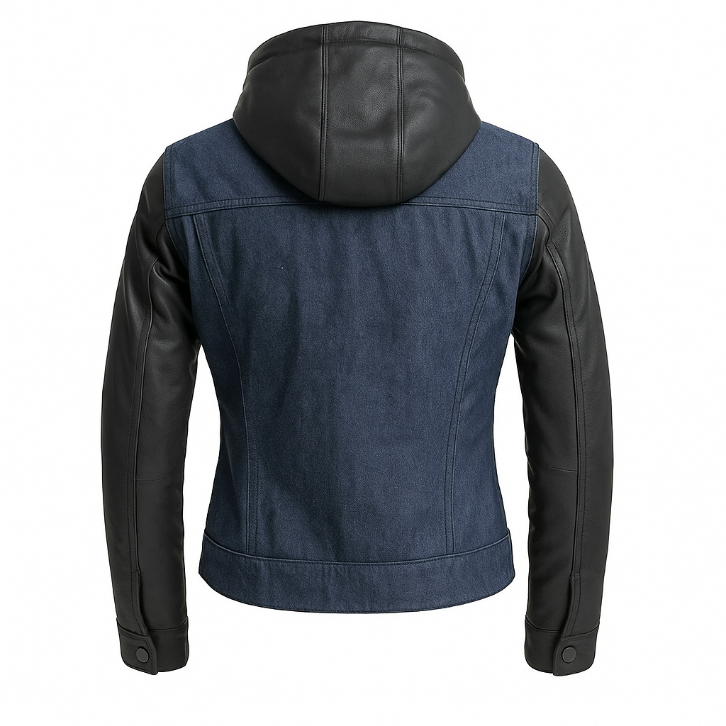 Shadow Denim – Women's Motorcycle Denim/Leather Jacket