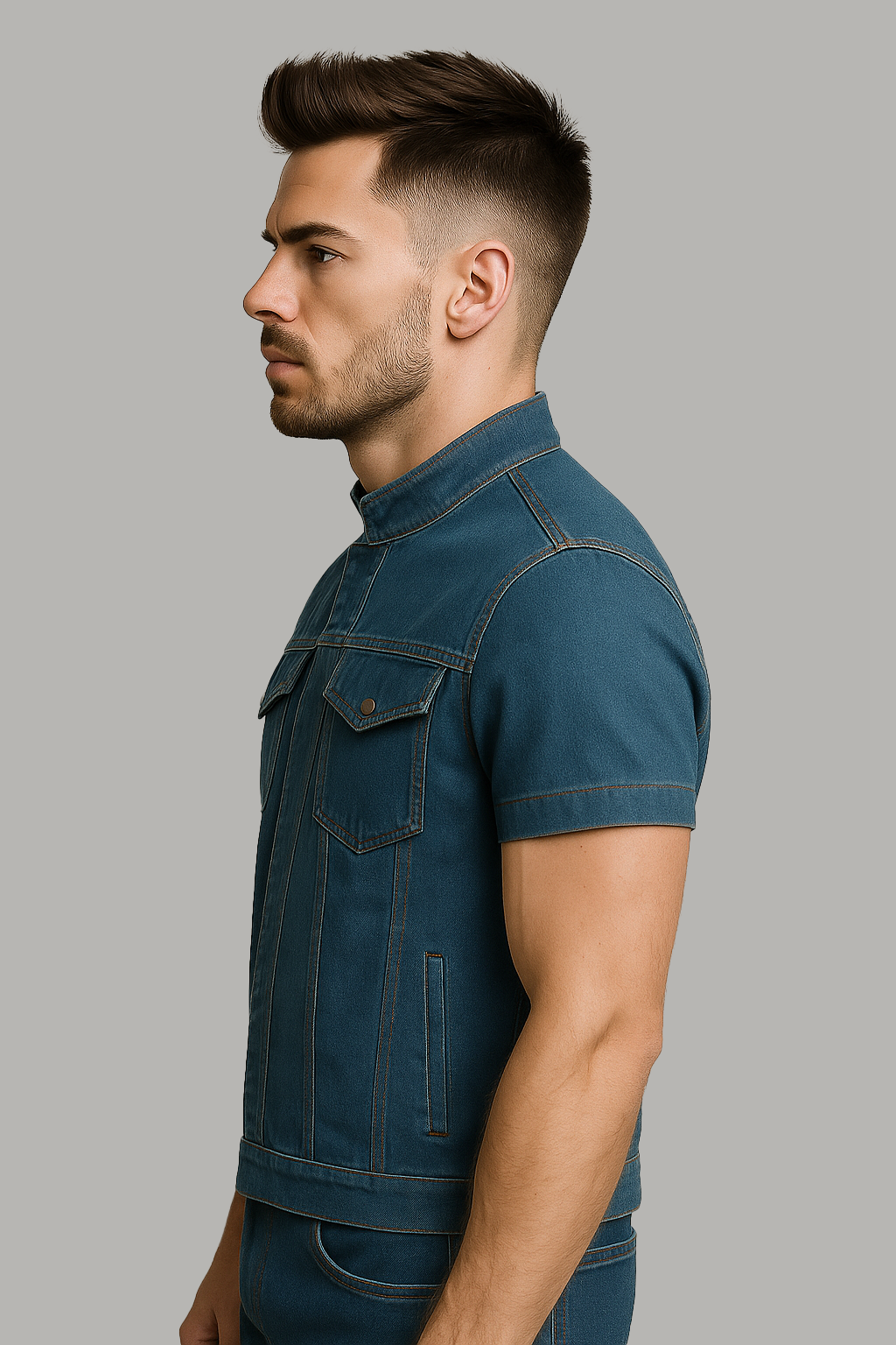 PR-304 Maverick - Men's Motorcycle Denim Vest
