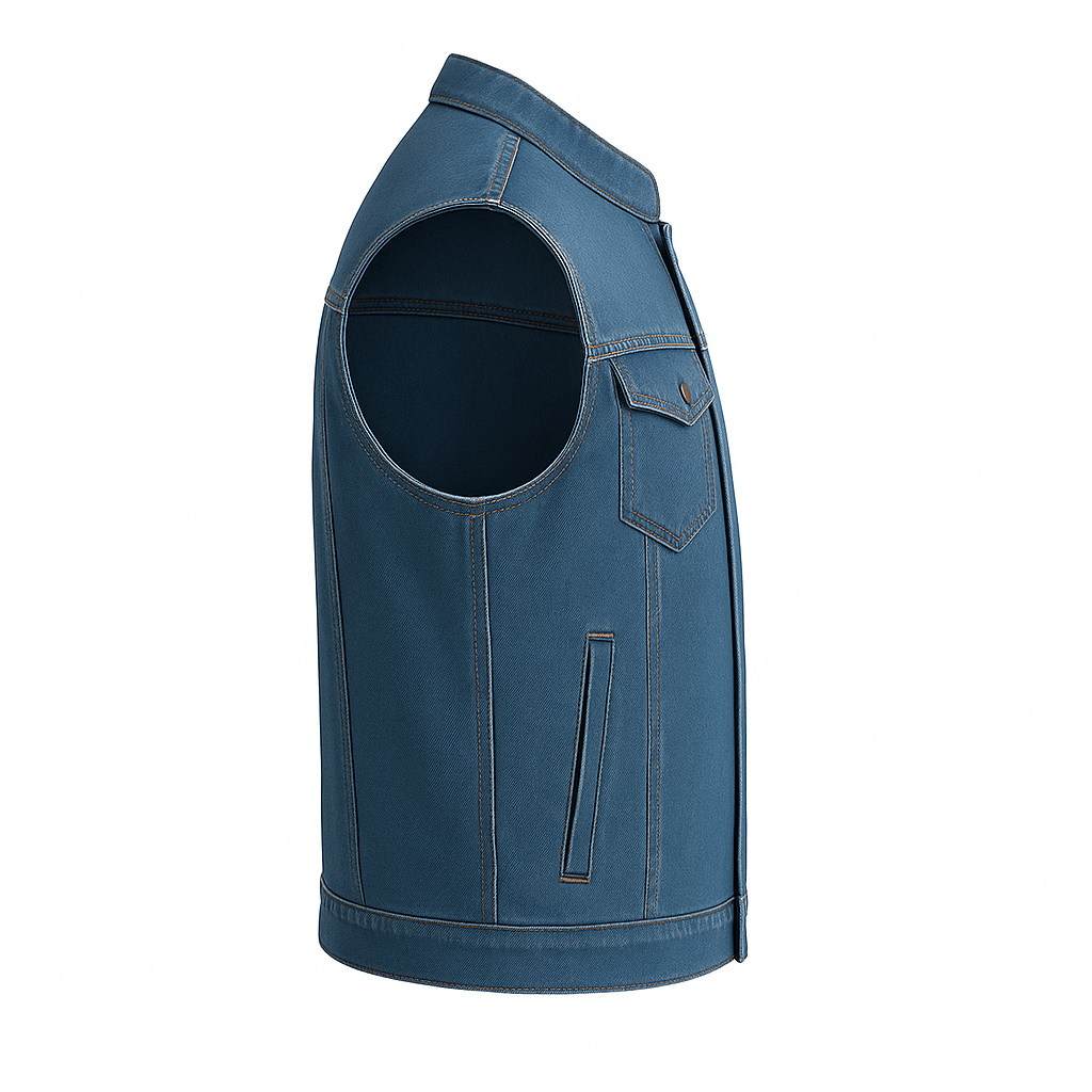 PR-304 Maverick - Men's Motorcycle Denim Vest
