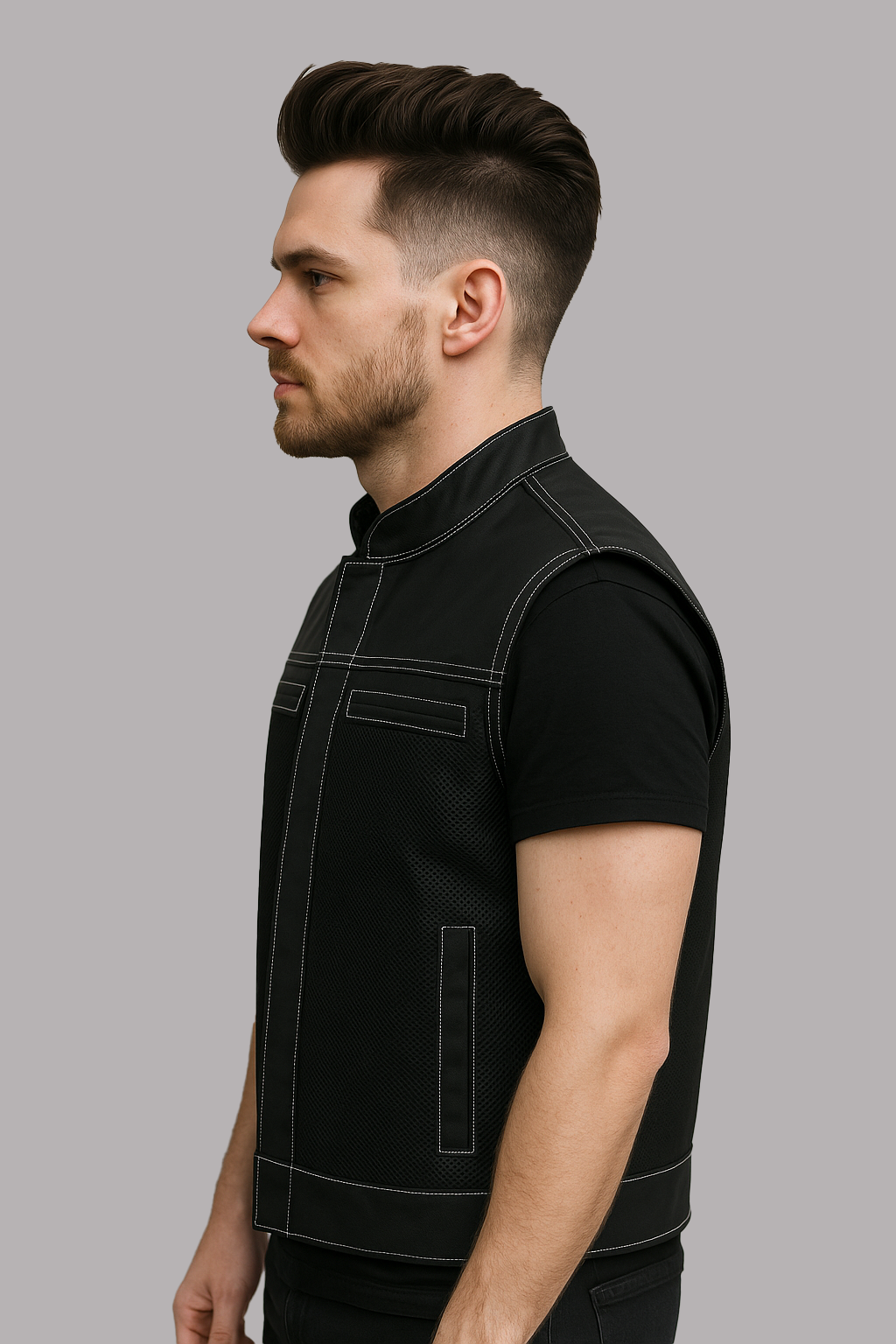 Aura – Men's Moto Mesh Motorcycle Vest