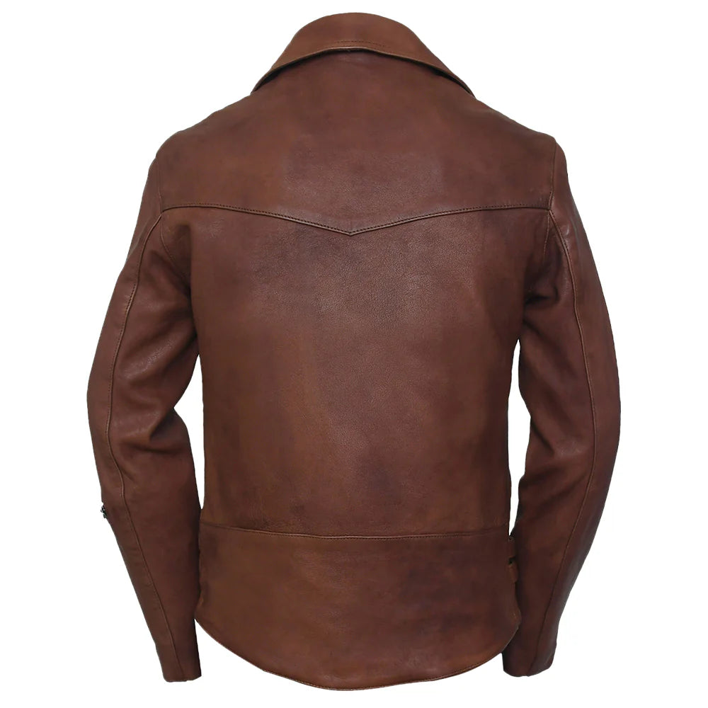 Frisco Motorcycle Easy Rider Green Leather Jacket