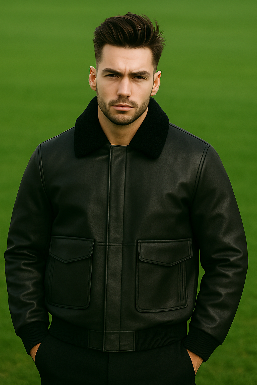 StormCruze Men's Leather Jacket