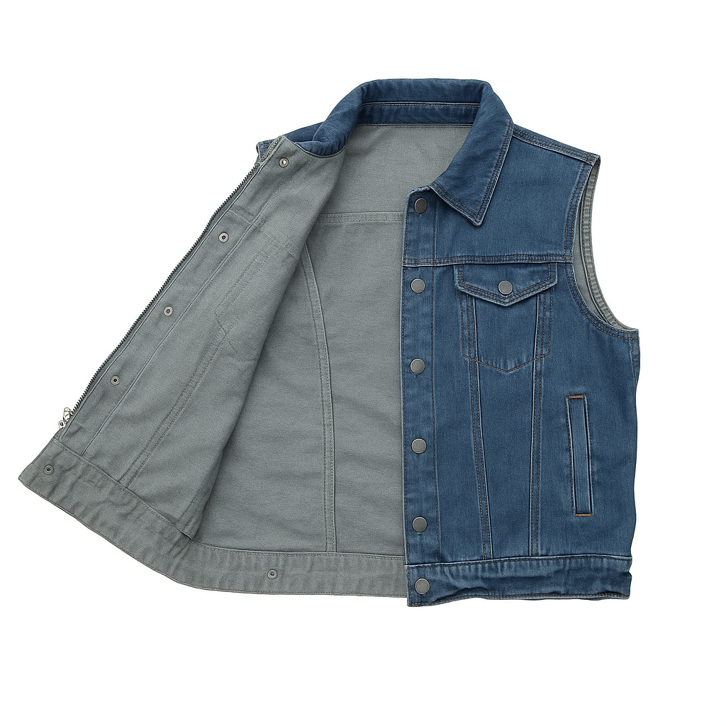 PR-314 Denmara – Men's Lightweight Denim Vest