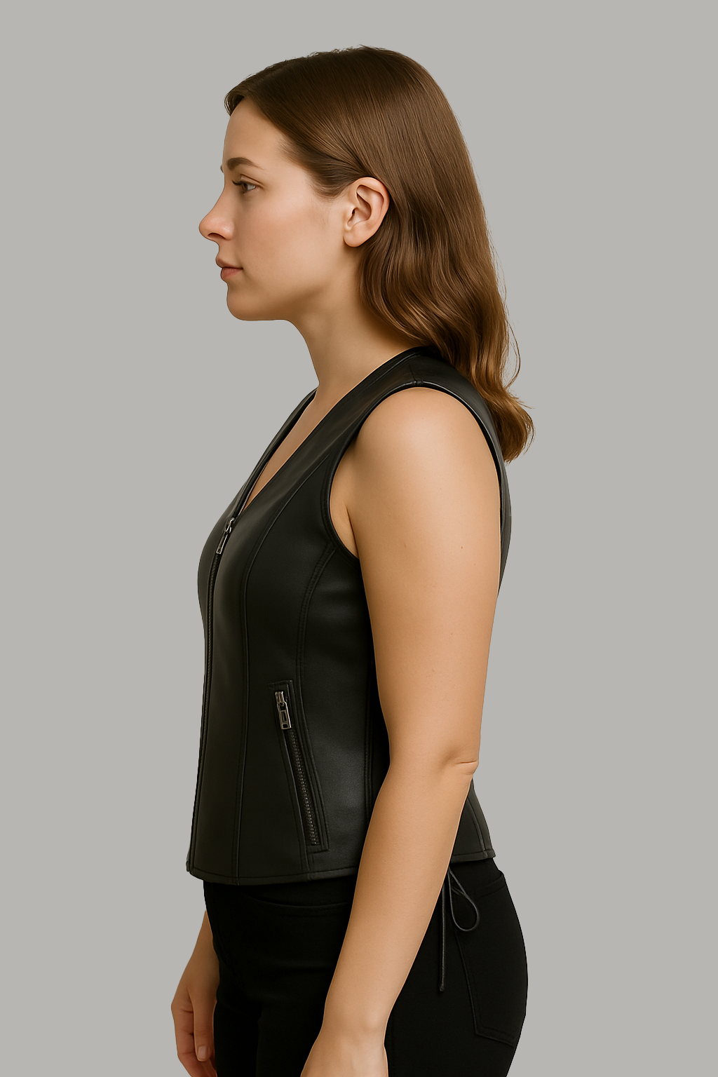 Luna Vortex – Women's Motorcycle Leather Vest