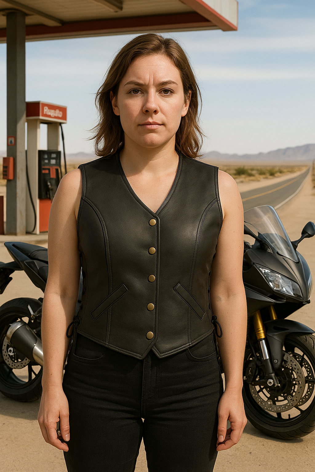 Vixen – Women's Motorcycle Leather Vest