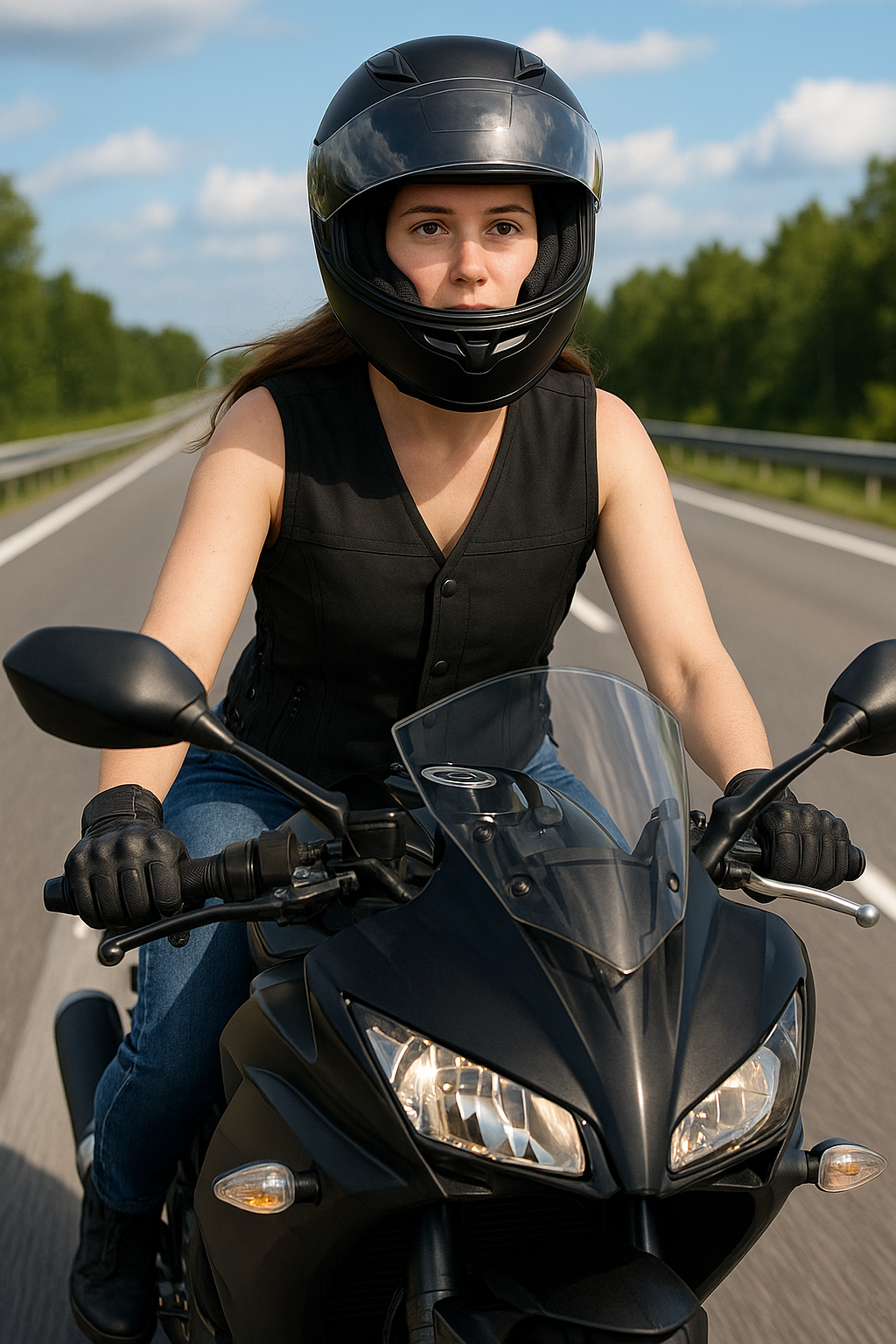 Legacy - Women's Motorcycle Denim Vest