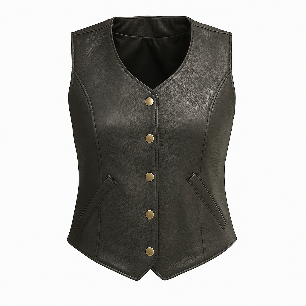 Warden – Women's Motorcycle Leather Vest