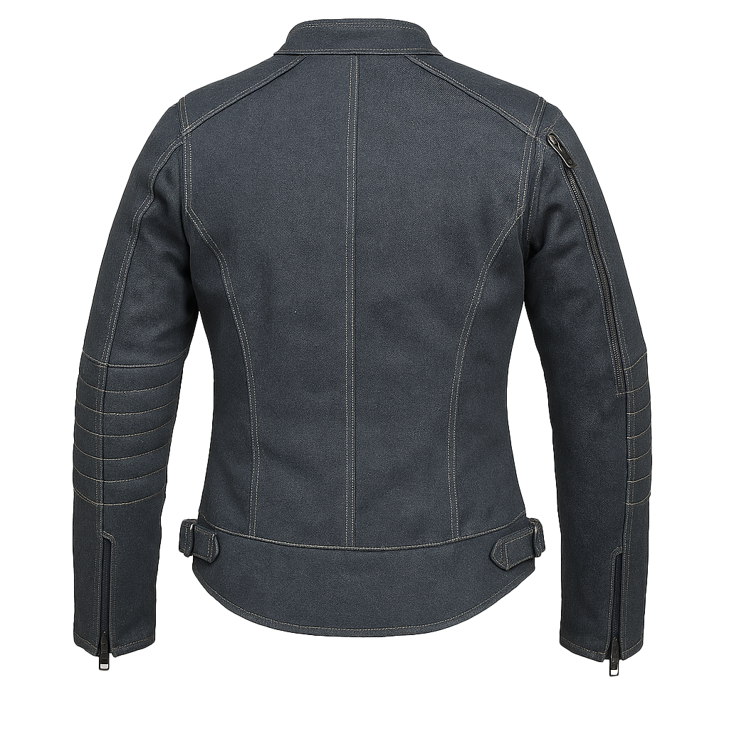Midnight Rider – Women's Motorcycle Denim Jacket