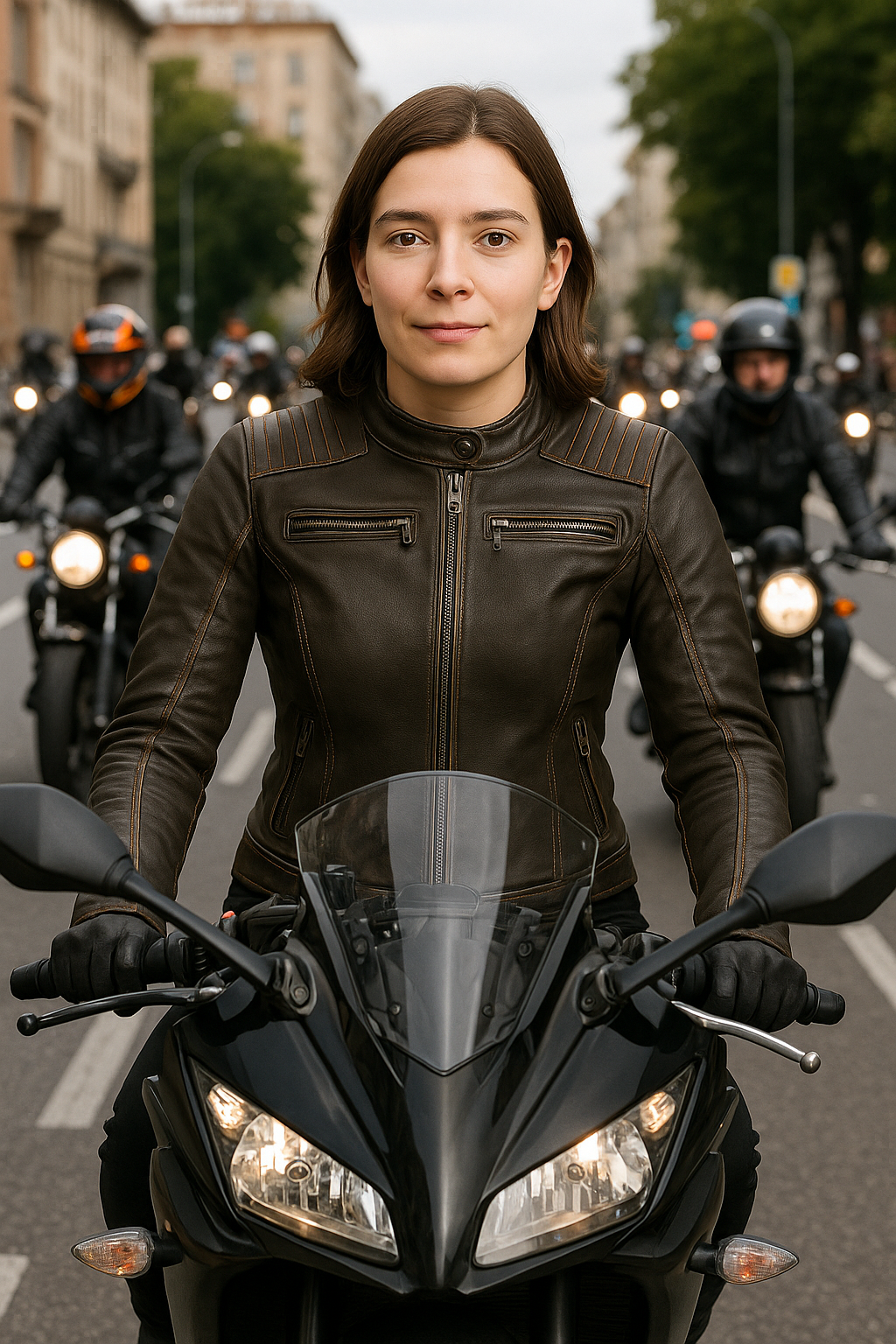Dusk Queen – Women's Motorcycle Leather Jacket