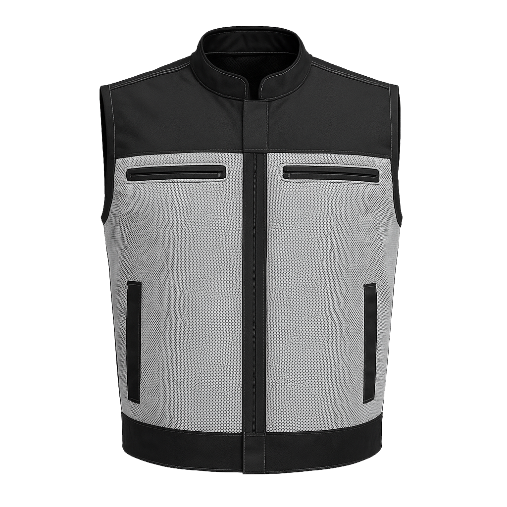 Aura – Men's Moto Mesh Motorcycle Vest