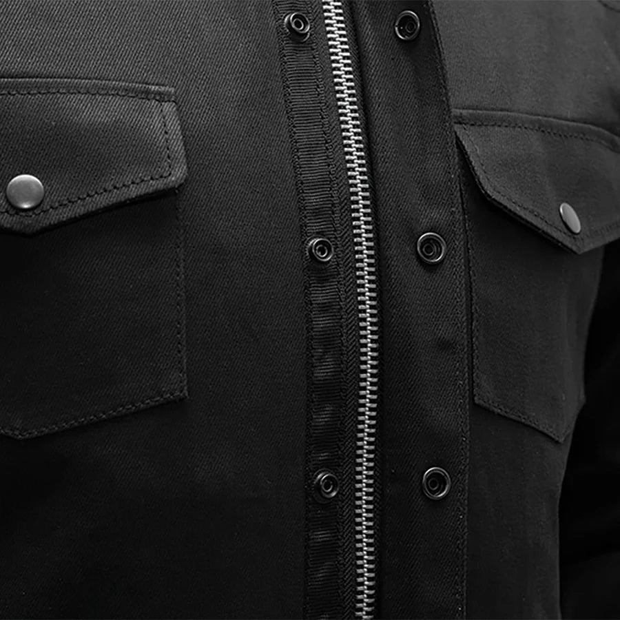 PR-328 Blackout Commander Men's Denim Shirt