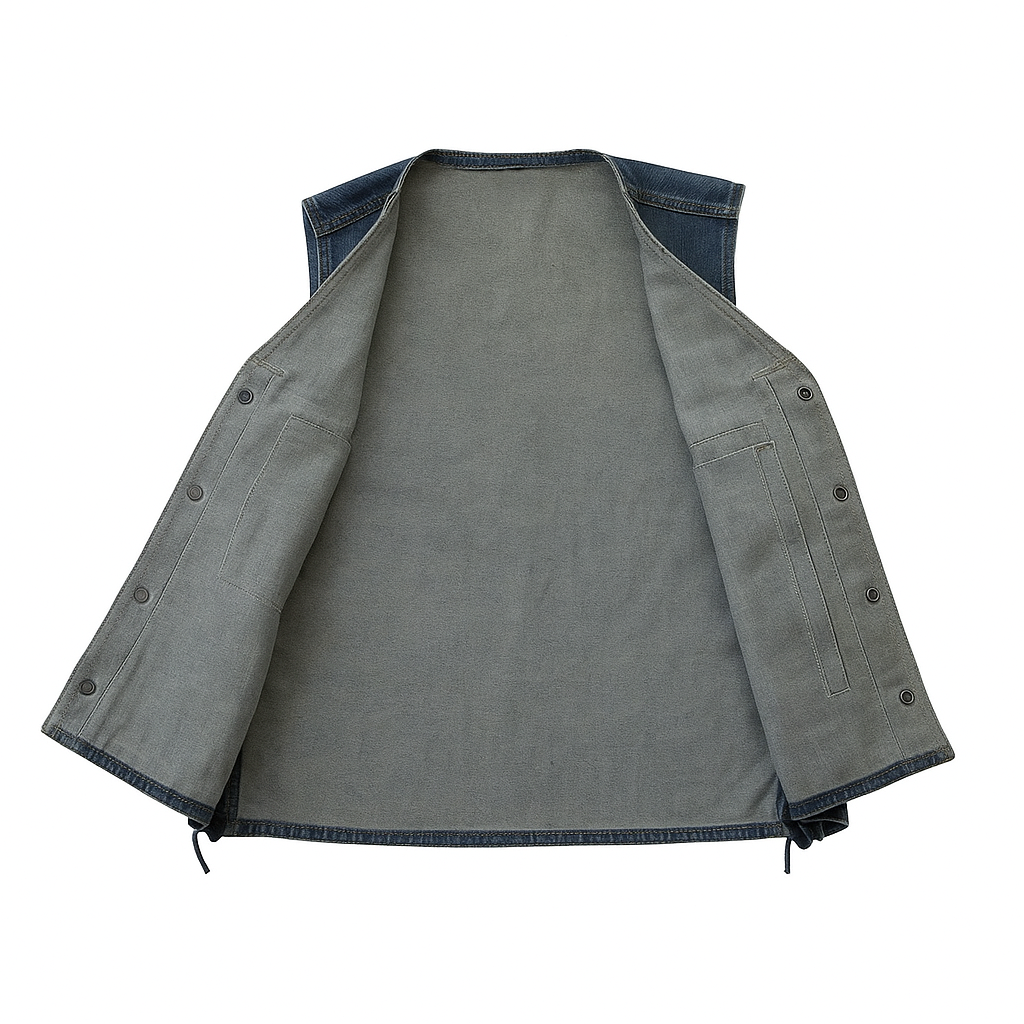 PR-303 Rabel - Men's Motorcycle Denim Vest