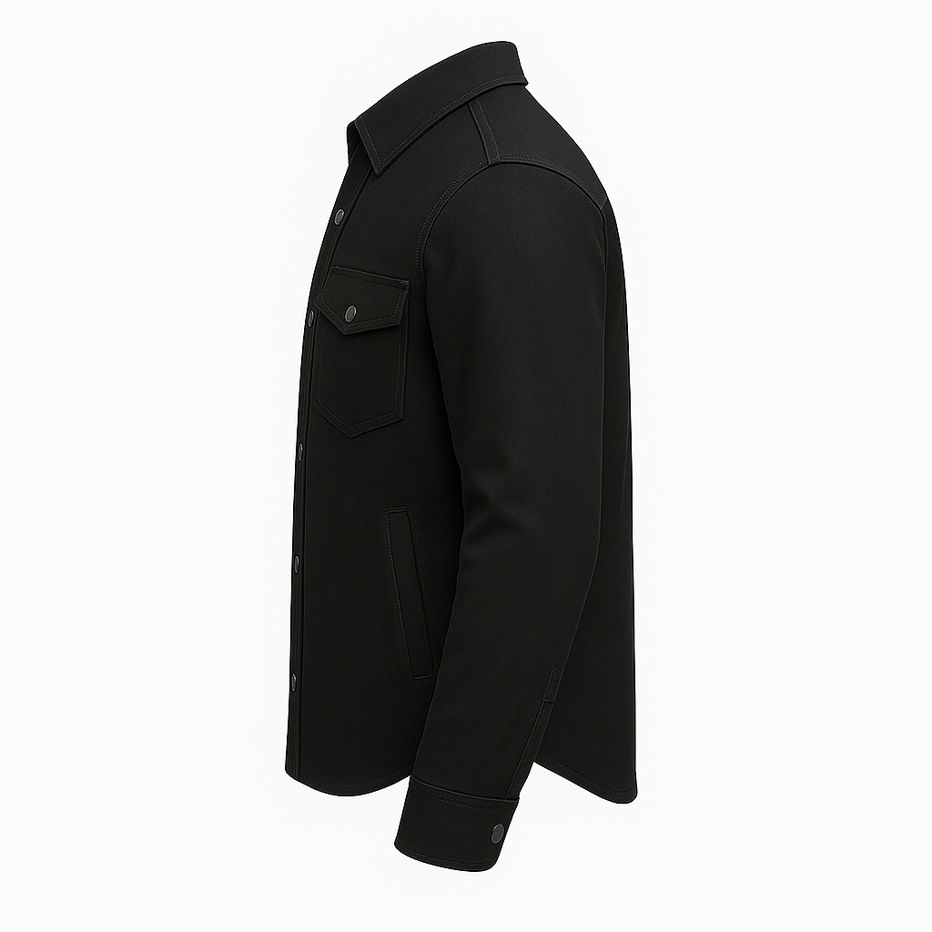 PR-328 Blackout Commander Men's Denim Shirt