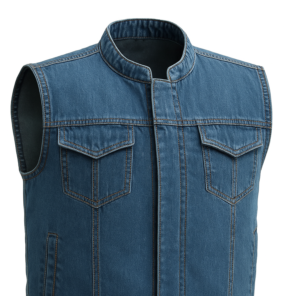 PR-304 Maverick - Men's Motorcycle Denim Vest
