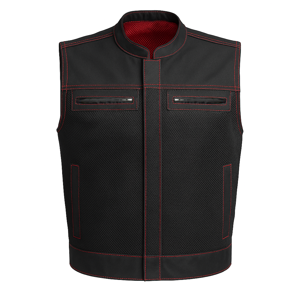 Aura – Men's Moto Mesh Motorcycle Vest