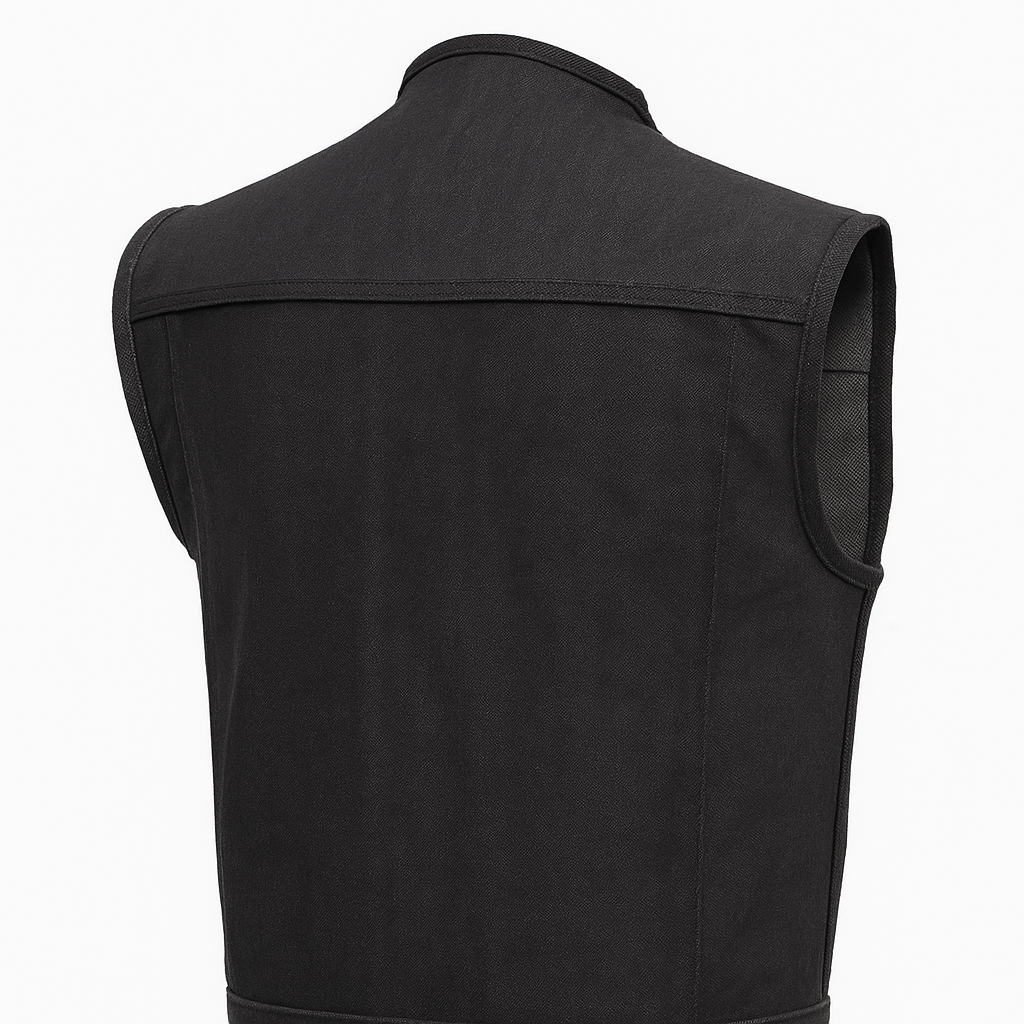 PR-309 Drayven - Men's Motorcycle Denim Vest