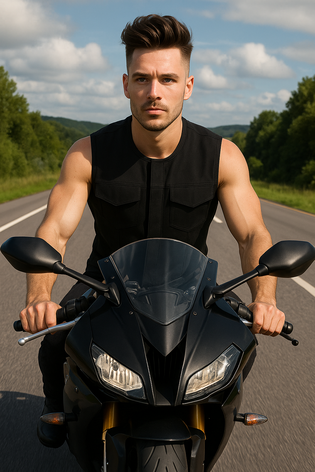 PR-311 Urban – Men's Motorcycle Twill Vest