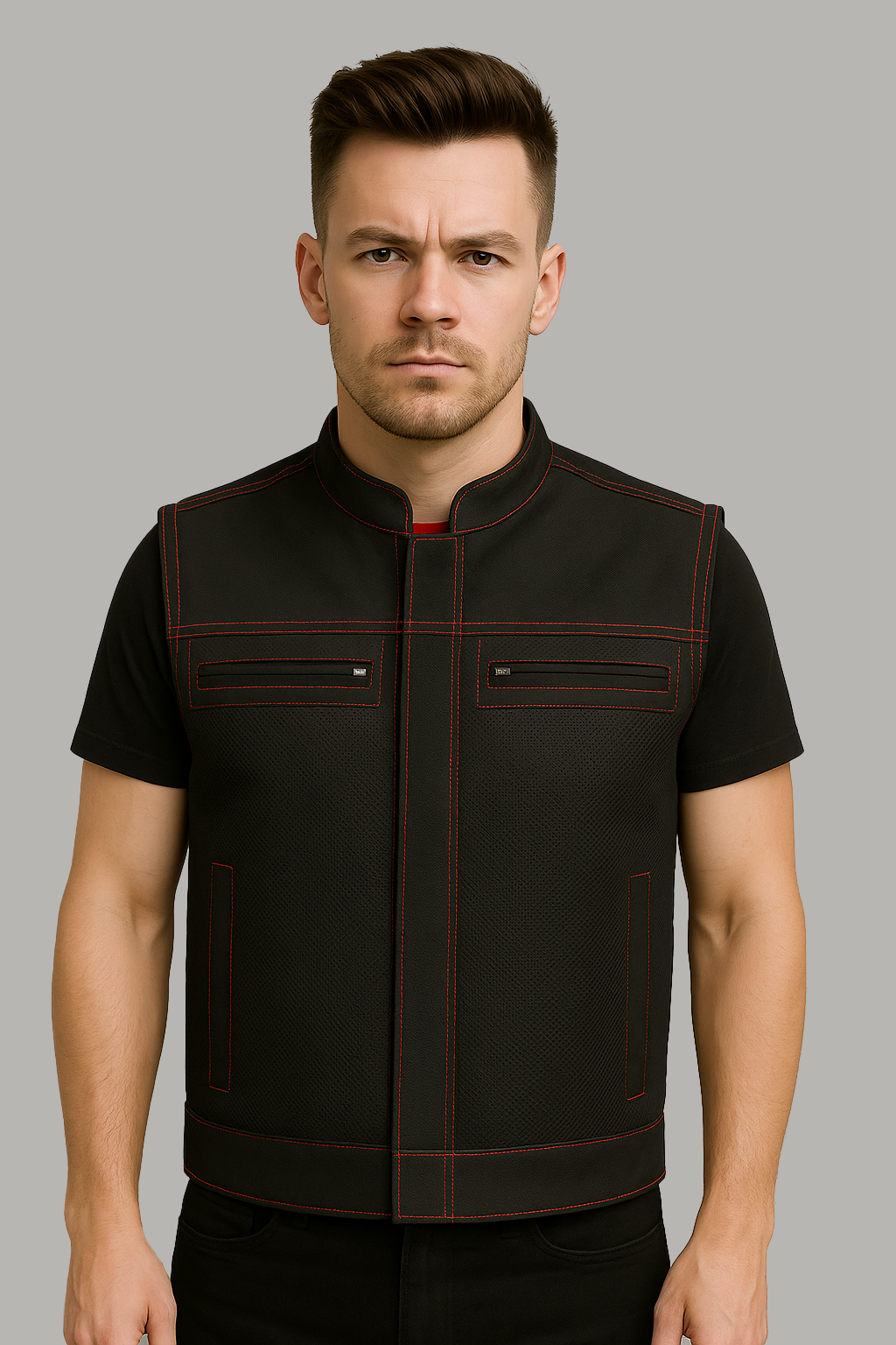 Aura – Men's Moto Mesh Motorcycle Vest