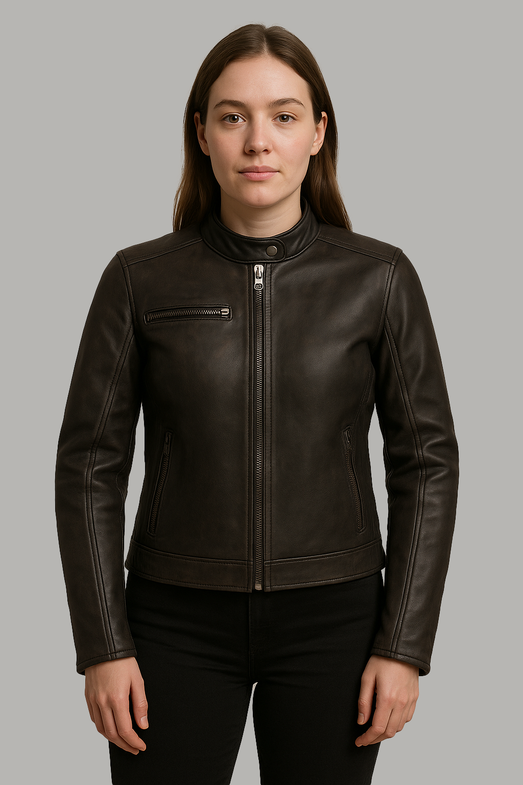 Gravefire - Women's Motorcycle Leather Jacket