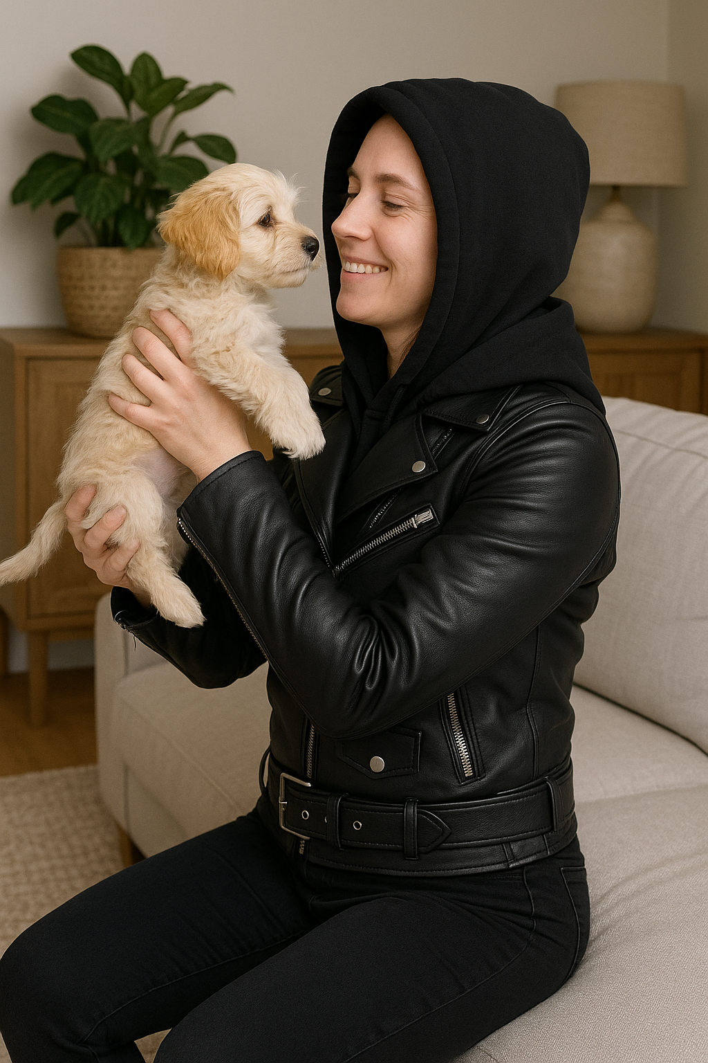 Midnight Throttle | Women's Motorcycle Leather Jacket